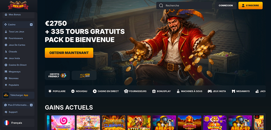 Avis sur Casino Francais HeyHo en ligne par François Jelius Avis Sur Nouveau site web HeyHo5 Casino
