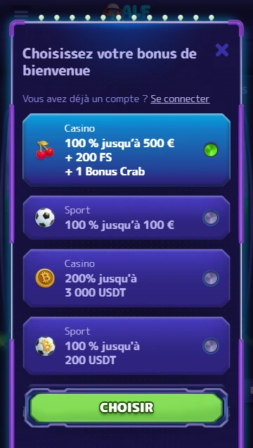 Inscription au AlfCasino AlfCasino en Ligne