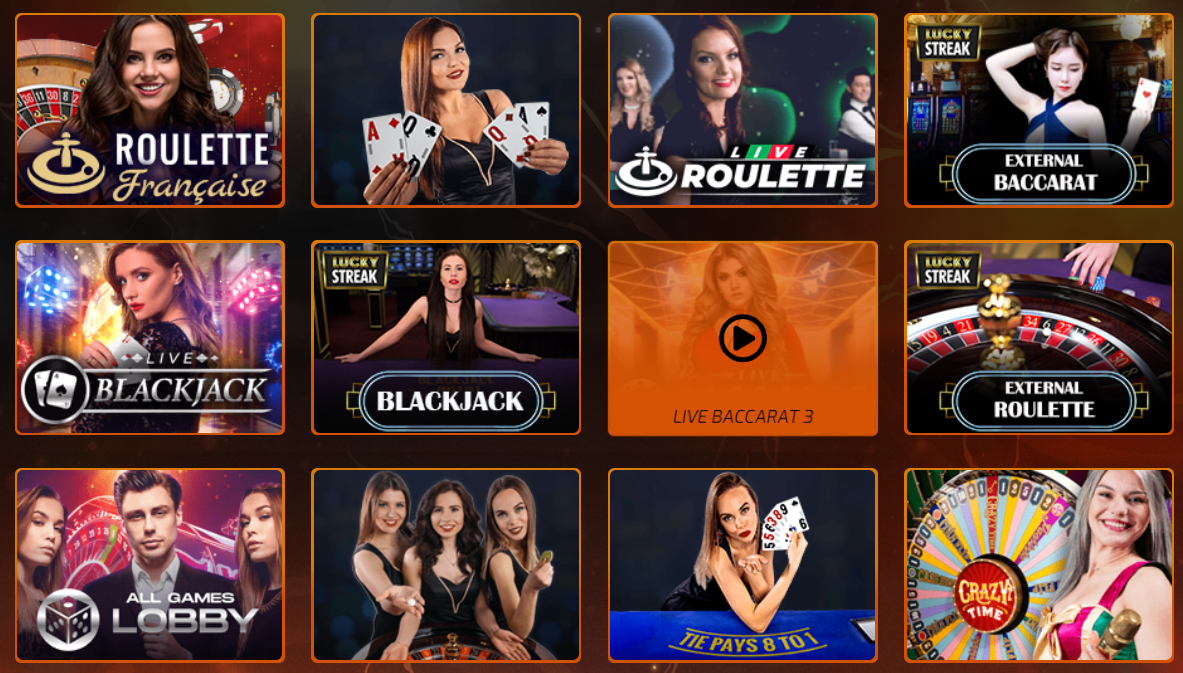 jeux IntenseCasino avis meilleure Jeux en direct