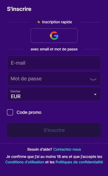 Inscription à SlotRush S’inscrire à Slot Rush Casino en Ligne et Gagnez Rapide